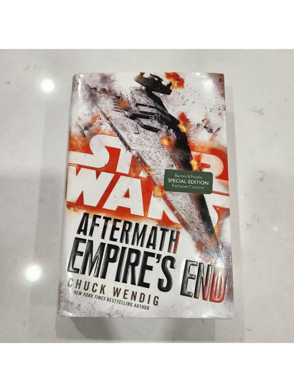 Star Wars Aftermath Empire's End Chuck Wendig B&N Exclusive Hardcover Poster